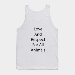 Animal Quote 8 Tank Top